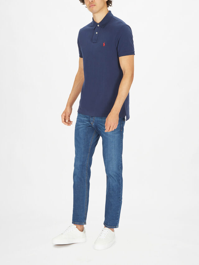 Basic Custom Fit Short Sleeve Polo Shirt