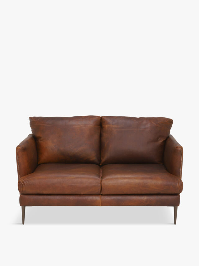 New Acacia Leather Loveseat