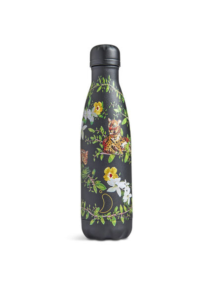 Tropical Flowering Leopard Bottle