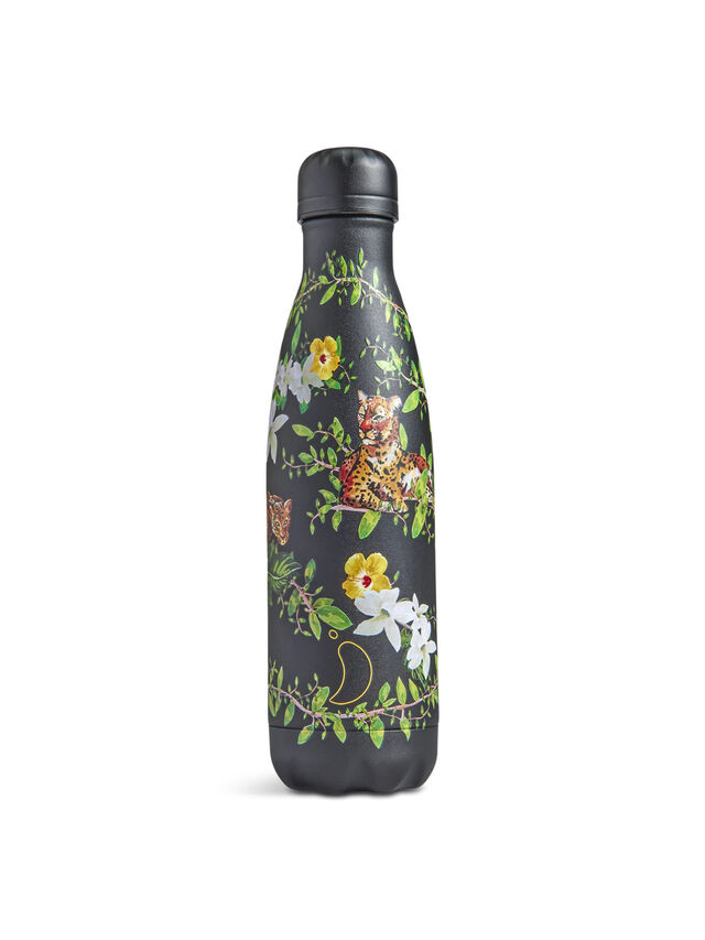 Tropical Flowering Leopard Bottle