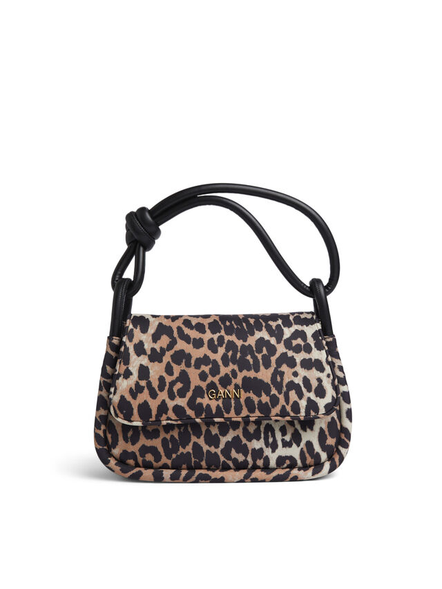 Leopard Knot Flap Over Bag