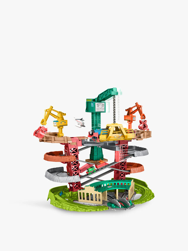 Trains & Cranes Super Tower Playset