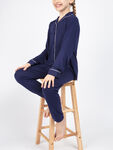 Ellie Knitted Revere Long Sleeve Pyjama