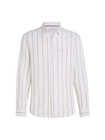 Linen Cotton Striped Shirt