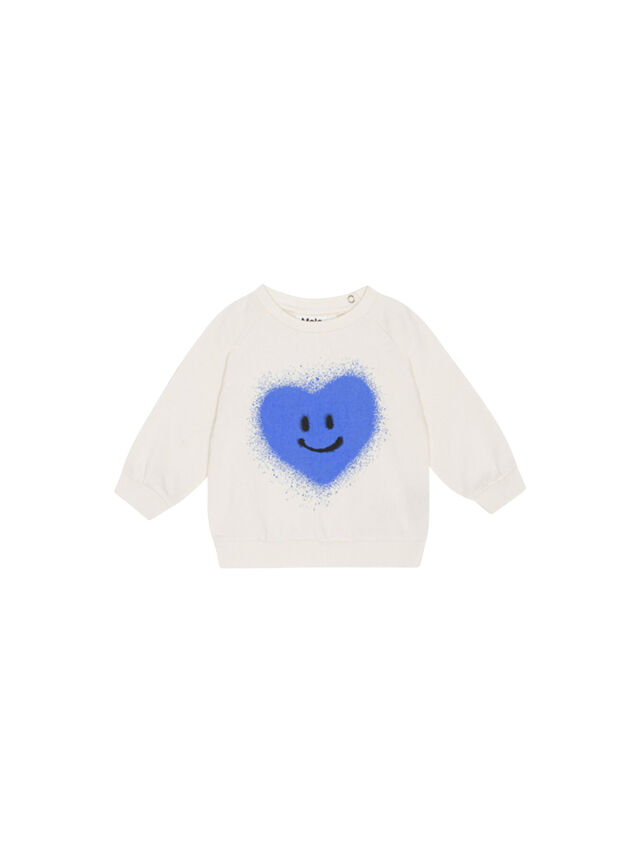 Disc Blue Heart Sweater