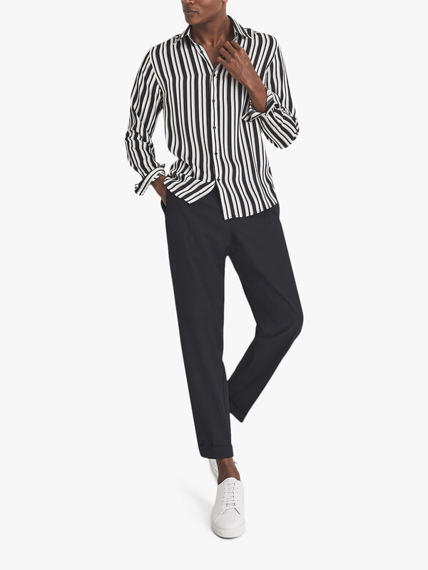 French Regular Fit Striped Shirt