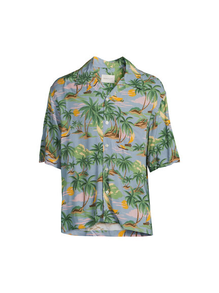 Hawaii Print Short Sleeve Shirt