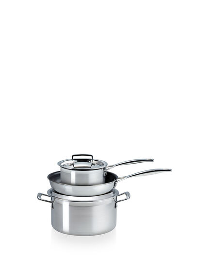 3 Ply Stainless Steel 3 Piece Cookware Set