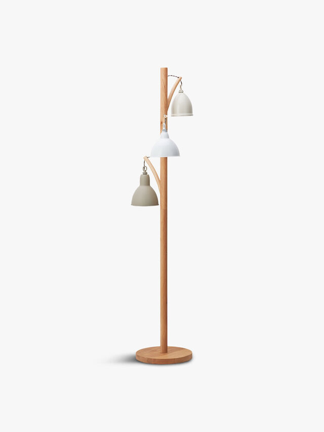 Blyton 3 Light Floor Lamp with Shade