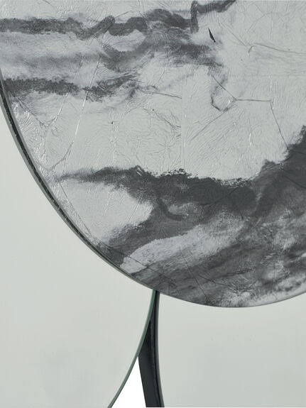 Meco Rectangle Black Marble Effect Mirror