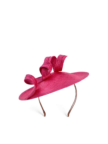 Stretched Kate Knot Parisisal Small Disc Fascinator