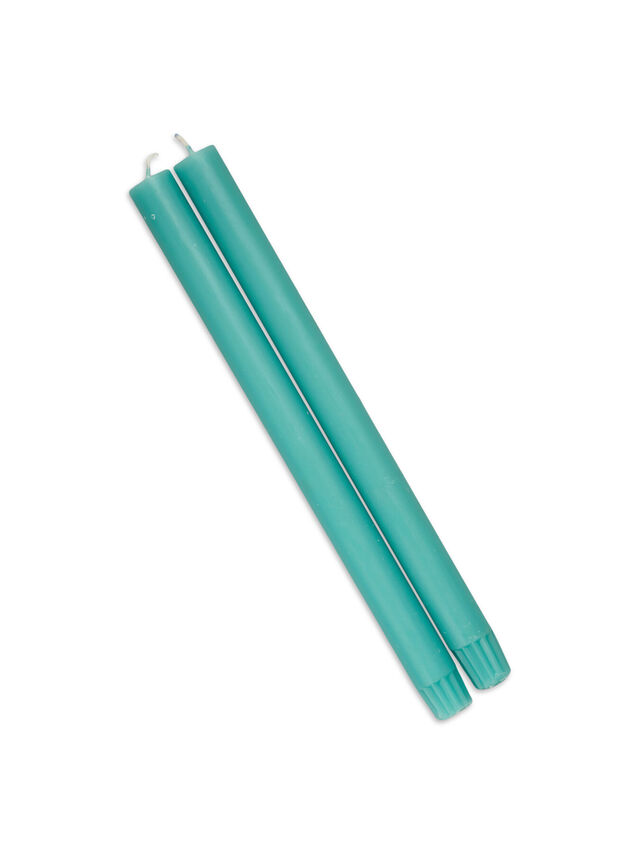 Turquoise Column Candle