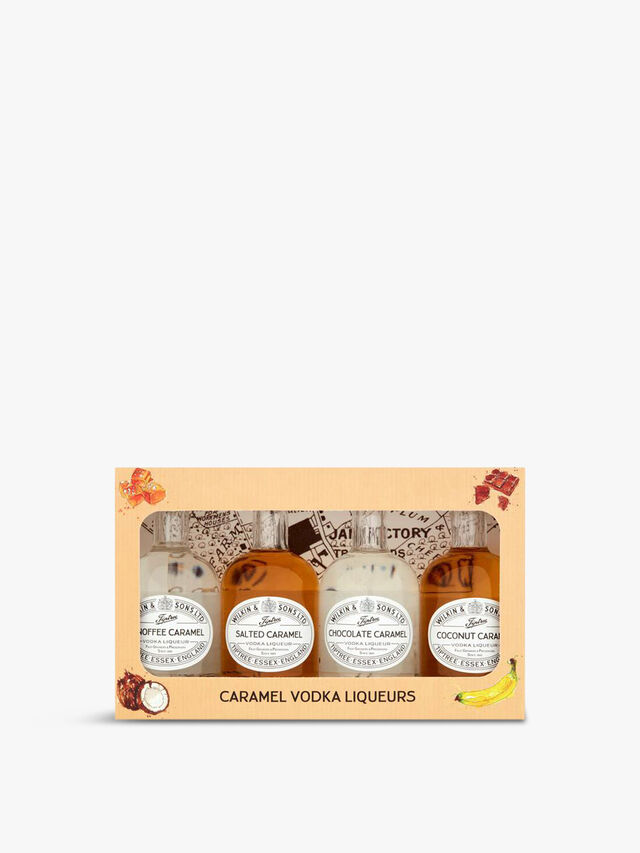 Miniature Caramel Vodka Liqueur Selection 4 x 5cl