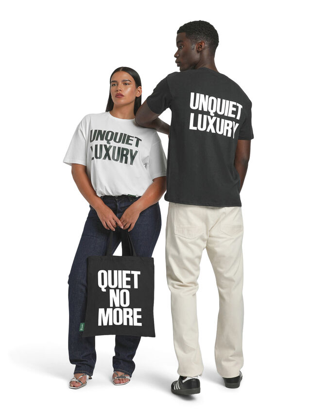 Unquiet Luxury Unisex T-Shirt & Tote