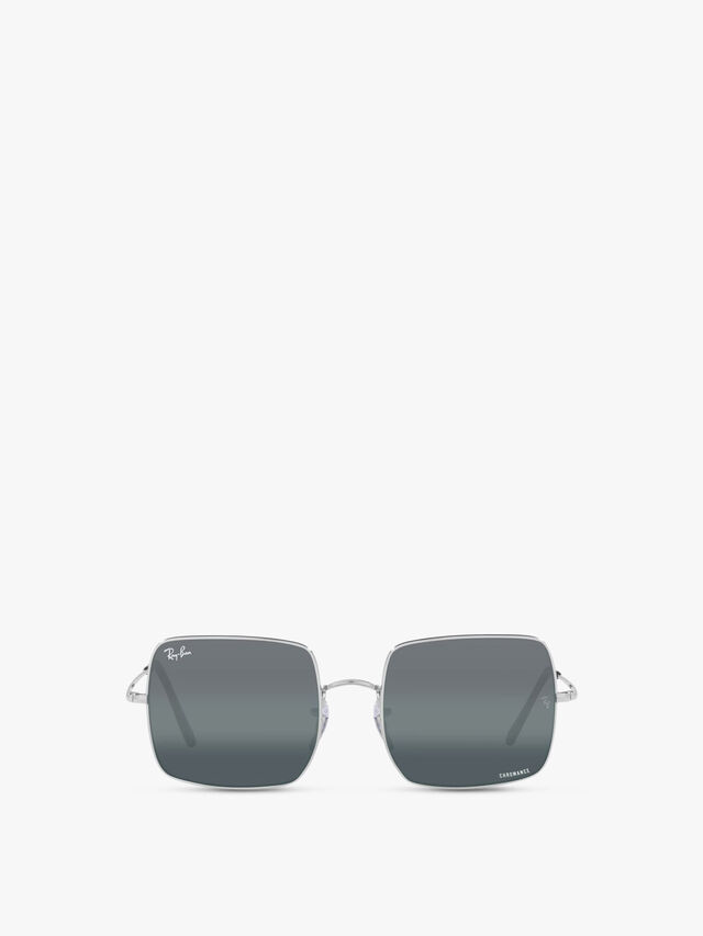 Square Metal Polarised Sunglasses