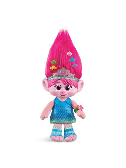 Trolls 3 Band Together HAIR POPS™ Showtime Surprise Queen Poppy Plush