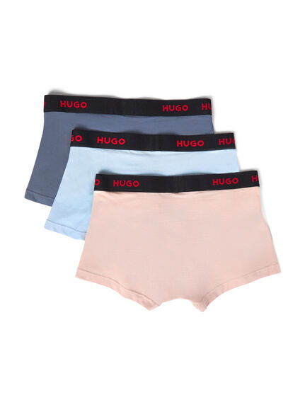 Three-Pack Of Logo-Waistband Trunks In Stretch Cotton