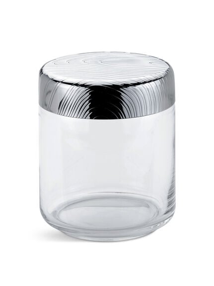 Veneer Glass Jar with Stainless Steel Lid