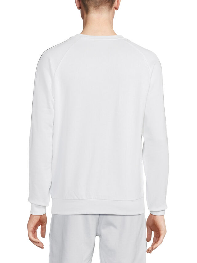 Cotton-Terry Sweatshirt With Logo Tape And Ribbed Cuffs