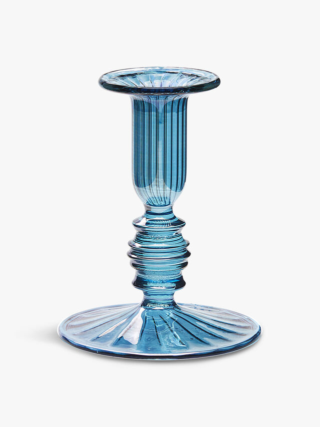 Ocean Glass Candle Holder 11 cm