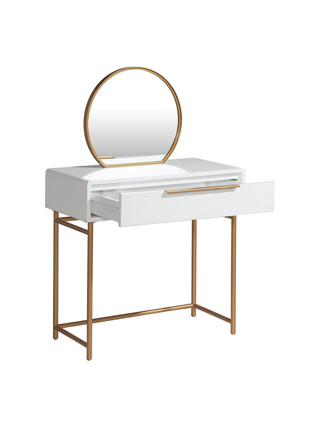 Gemini Dressing Table With Mirror