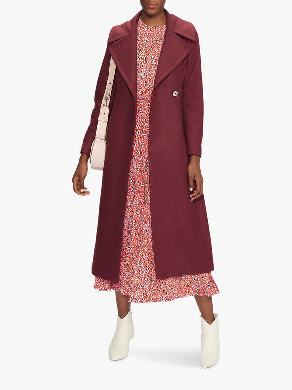 RROSIEY Wool Coat With Oversized Collar