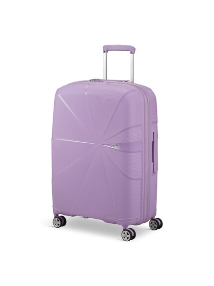 American Tourister Starvibe Spinner Expandable 67cm Suitcase, Lavender