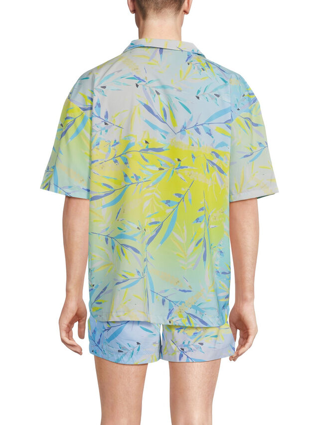 Relaxed-Fit Short-Sleeved Shirt In Printed Fabric