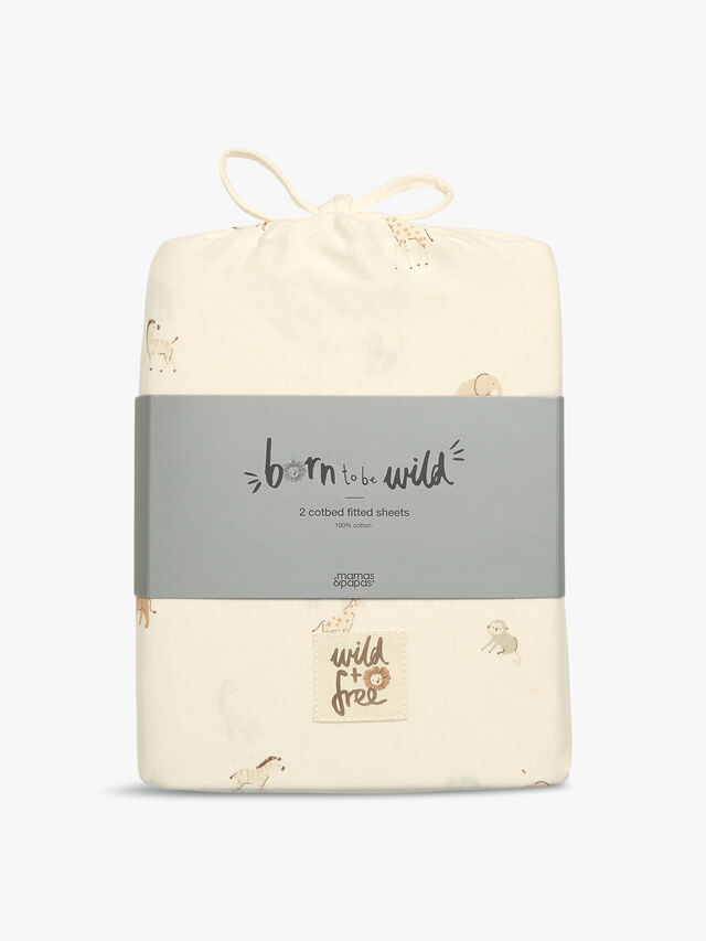 Born To Be Wild Fitted Sheet 2-Pack