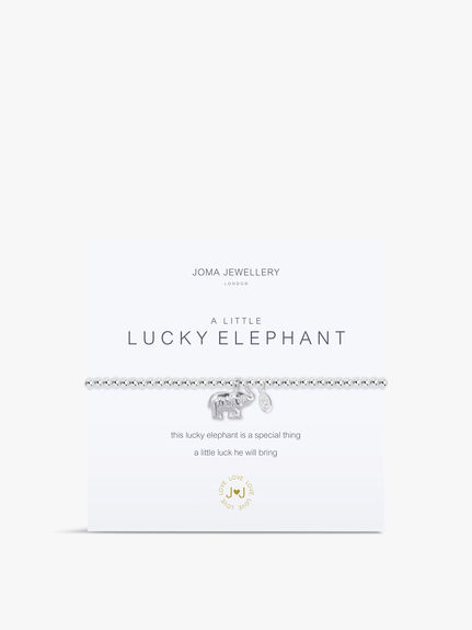 Lucky Elephant Bracelet Silver Elephant