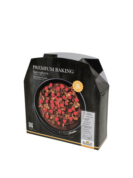 Premium Baking Non Stick Springform Pan and Enamel Base with Recipe