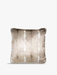 Faux Fur Stripe Cushion 50cm