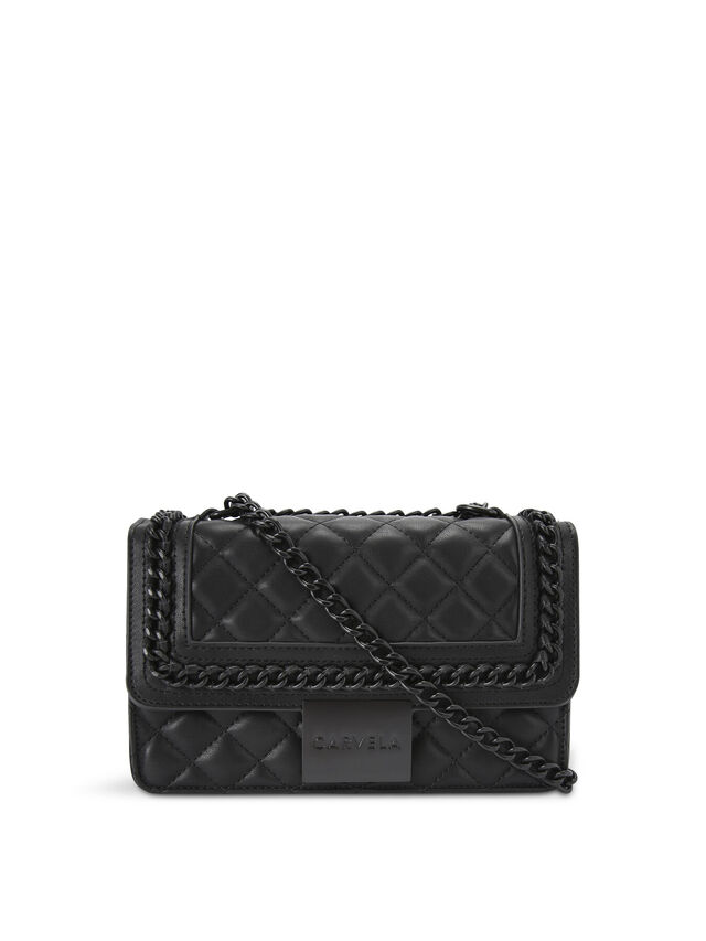 BAILEY QUILTED CHAIN SHOULDER BAG
