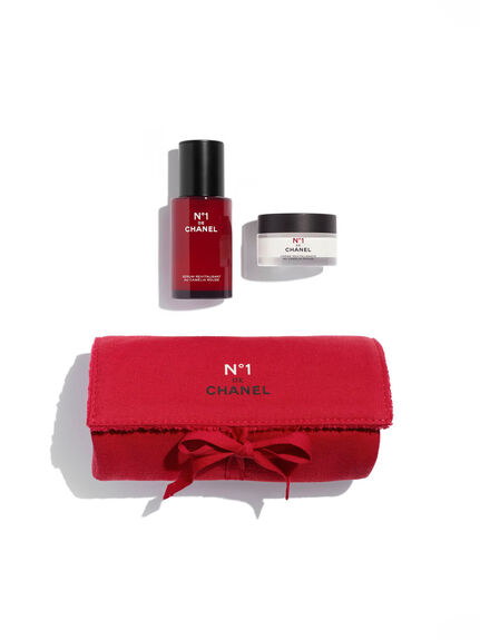No 1 De Chanel Red Camellia Revitalizing Duo and Exclusive Pouch