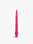 Twisted Candle Bright Pink - Set of 6