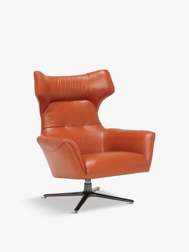 Jax Swivel Chair, Melbourne Ochre