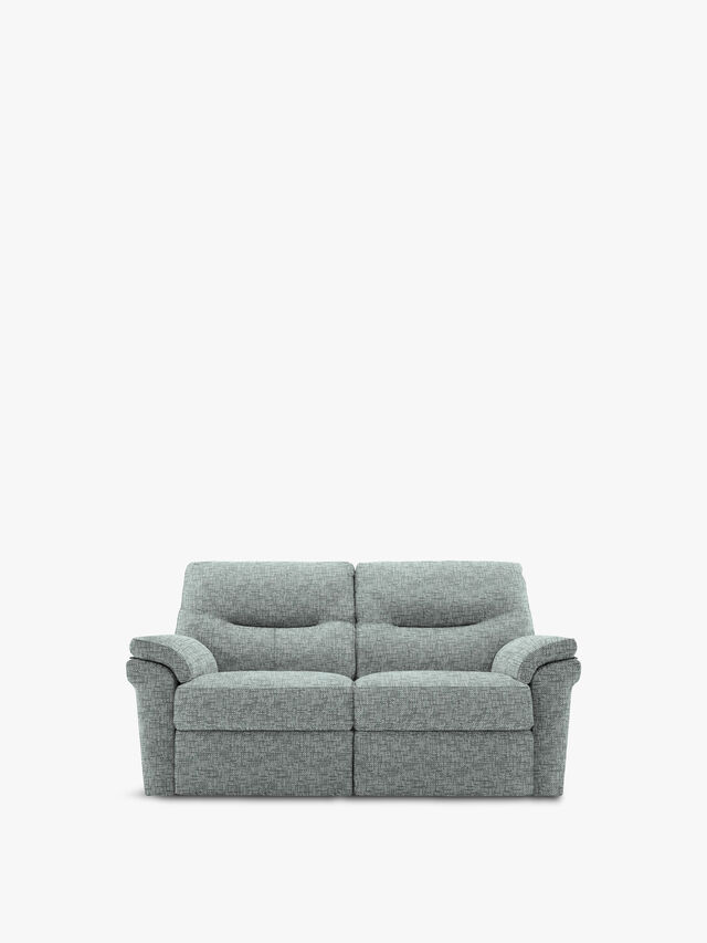 Seattle 2 Seater Sofa in Remco Light Grey Fabric