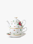 New Country Roses White Vintage Tea for One