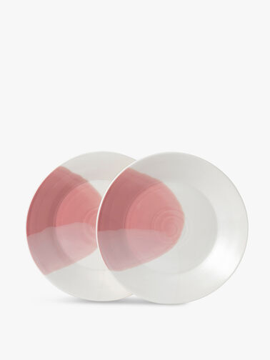 Signature 1815 Set of 2 Plate Coral