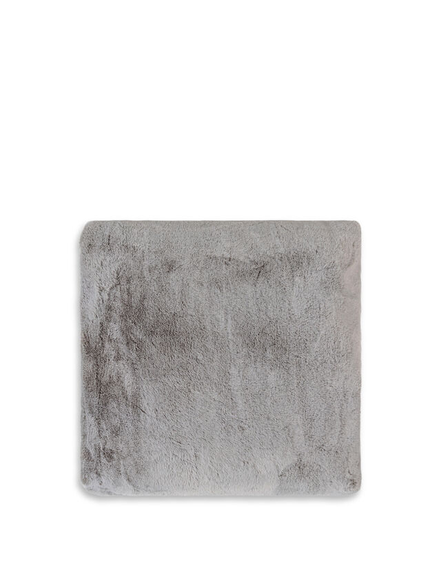 Arctic faux fur throw grey 150 x 200