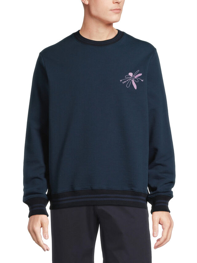 Flower Embroidery Sweat