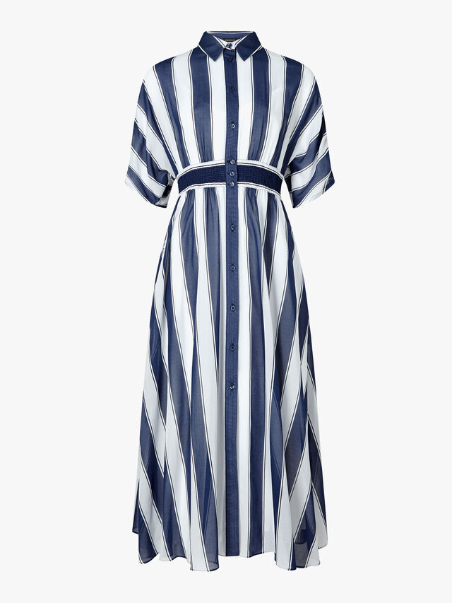 Anversa Stripe Print Dress