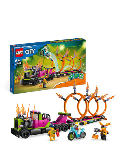 City Stuntz Stunt Truck & Ring of Fire Set 60357
