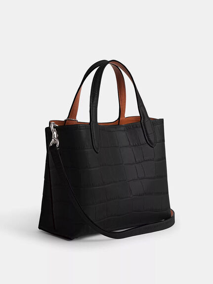 Embossed Croc Willow Tote 24