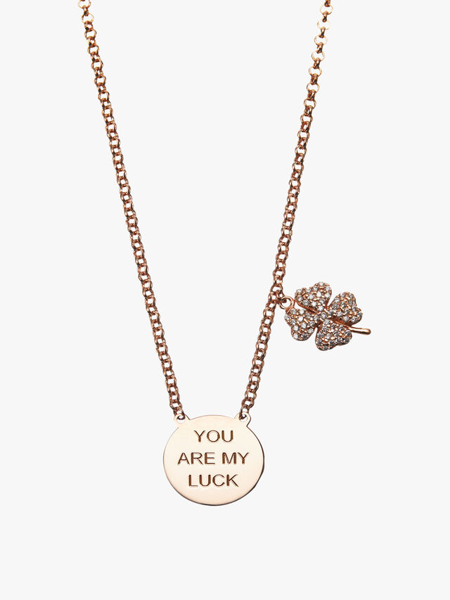 You Are My Lucky Clover Necklace