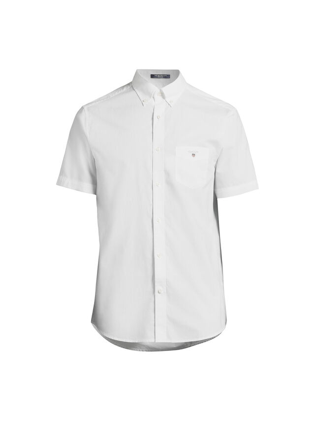 Regular Fit Short Sleeve Broadcloth Shirt