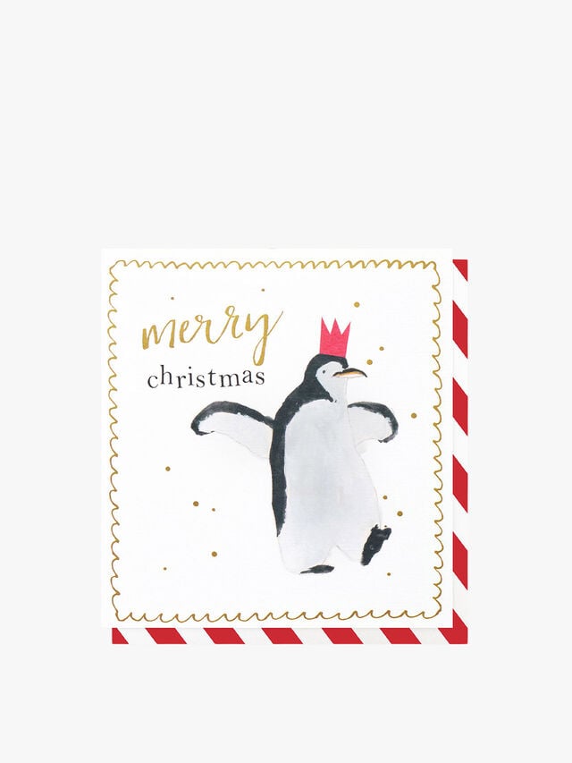 Merry Christmas Penguin Card Pack of 8