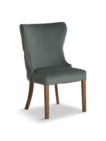 Goddard Green Fabric Button Back Dining Chair
