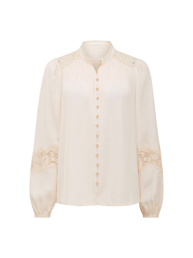 Annalise Lace Sleeves Blouse