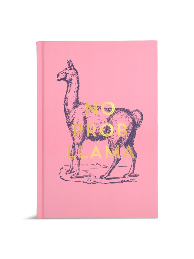 NO PROB LLAMA SOFT TOUCH NOTEBOOK